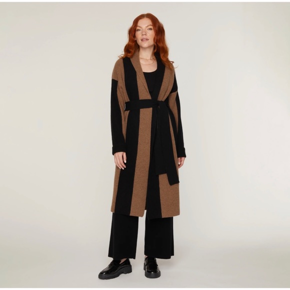 The Cashmere Project Jackets & Blazers - The Cashmere Project long belted overcoat cardigan 100% cashmere